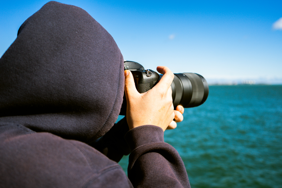 Fotografka przy pracy